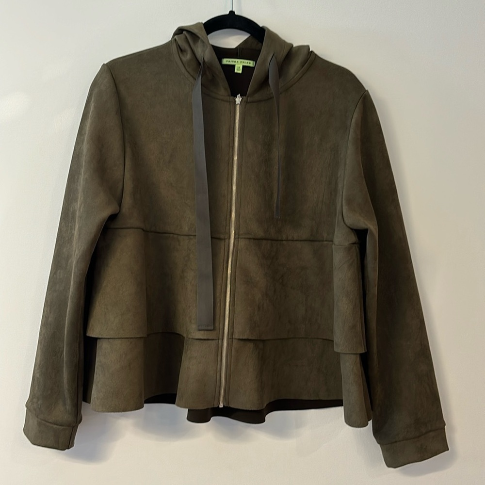 Trisha Tyler Faux Suede Jacket